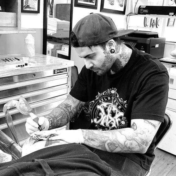 Tattoo Artist Jim Burton