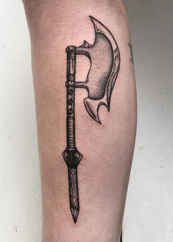 blade black ink tattoo