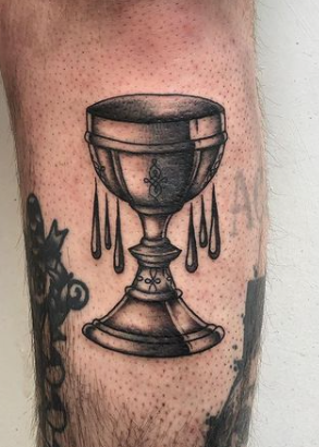 goblet black ink tattoo